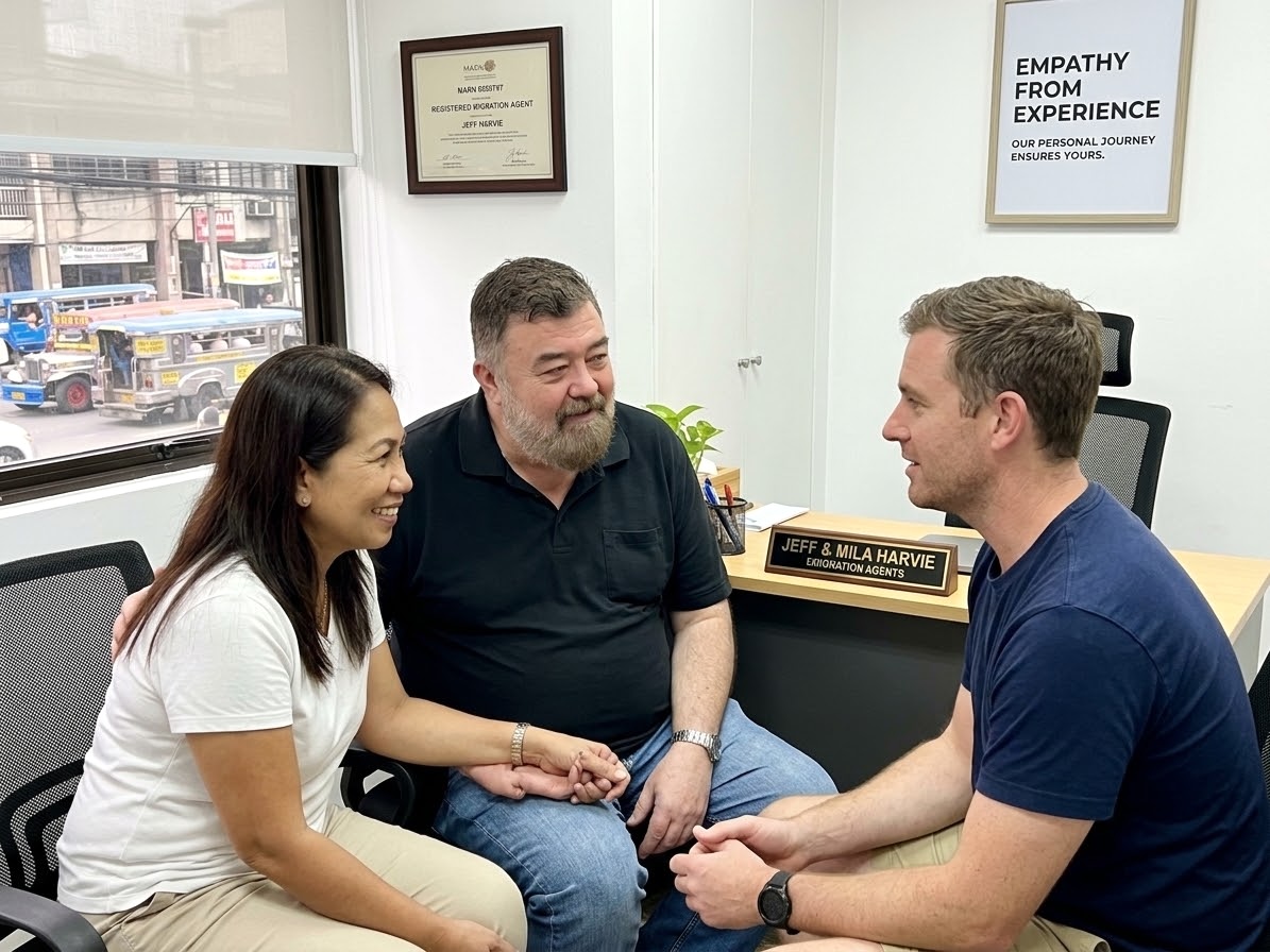 Jeff and Mila Harvie are Registered Migration Agents and Australian Partner Visa Specialists based in Manila Philippines