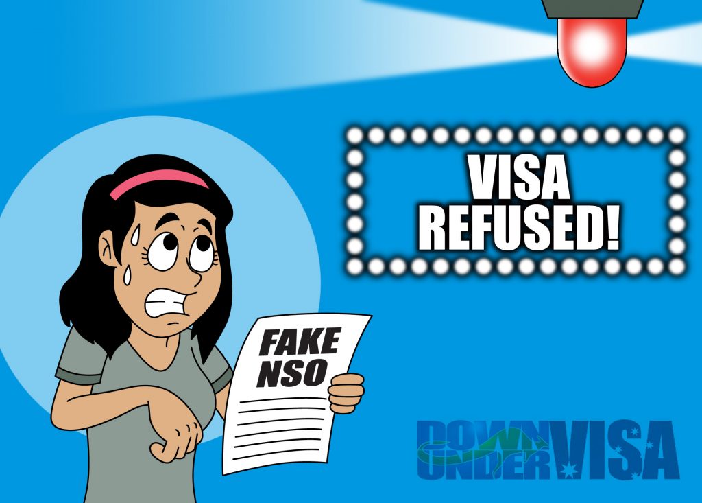 Correcting NSO document errors for Australian Visa applications