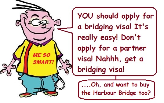 bridging visa application