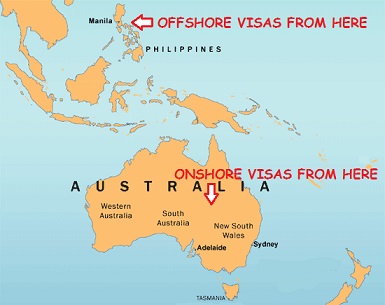 Offshore partner visa versus onshore partner visa