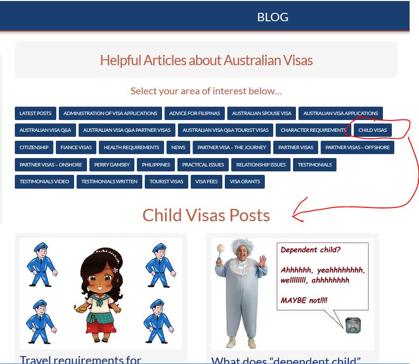 down under visa blog page areas of interest