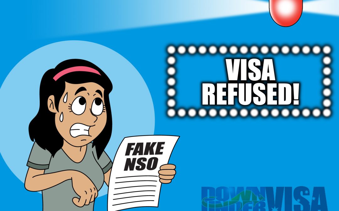 Correcting NSO document errors for Australian Visa applications