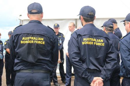 Australian Border Force who are part of the Department of Home Affairs