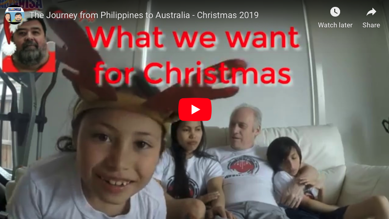 The Journey from Philippines to Australia – Christmas 2019