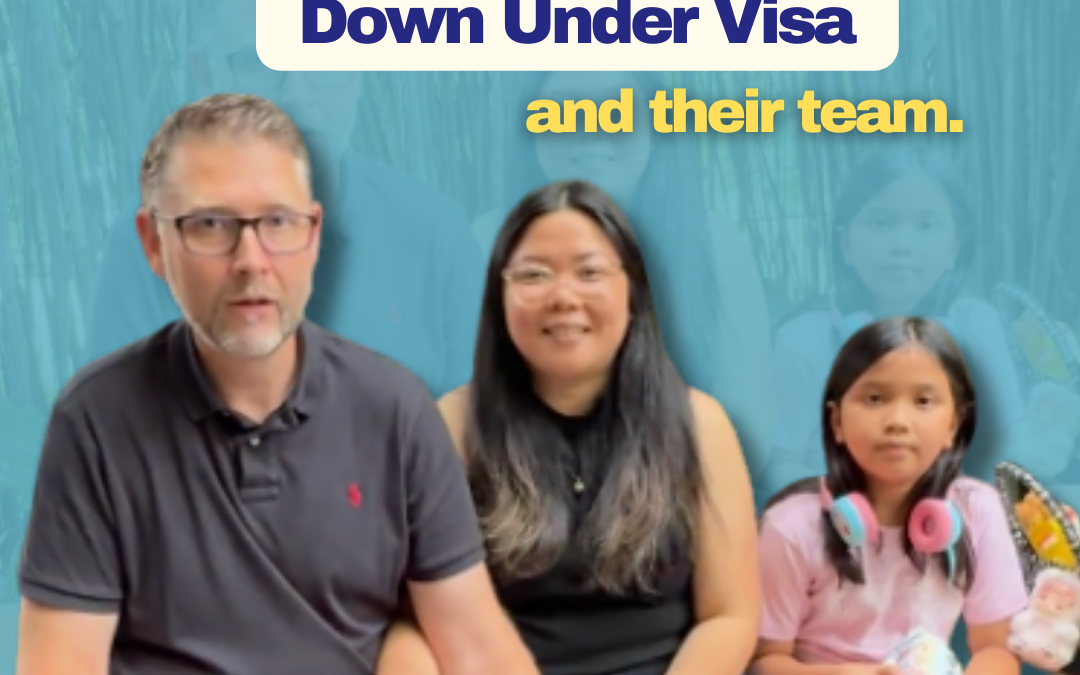 Adric and Rica (and Rue) – Down Under Visa Clients with Australian Partner Visa